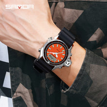 Load image into Gallery viewer, SANDA 2021 New Casual Men&#39;s Watches 5ATM Waterproof Sport Military Quartz Watch for Men S Shock Male Clock relogio masculino
