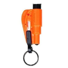 Load image into Gallery viewer, Mini Light Emergency Rescue Tool For Mini Car Auto Security Break Hammer Window With Key Chain Safety Belt Knife
