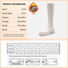 Load image into Gallery viewer, U-Double Brand Women Knee Boots Fashion Casual Platform Winter Shoes For Woman 2022 Warm Fur Long Boots Office Lady Footwear
