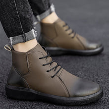 Load image into Gallery viewer, Chelsea Boots Men Men&#39;s Boots Winter Footwear Leather For Men Sneakers Coturno Tactical Mens Dress Boot Shoes Cowboy
