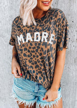 Load image into Gallery viewer, Leopard T-shirt Women Short Sleeve Letter Print Tops Tee Shirts Women Clothes 2020 Summer T Shirt Female Tops Tee 3XL
