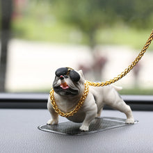 Load image into Gallery viewer, Car Dashboard Ornament Bully Pitbull Dog Doll Auto Interior Accessories Ornaments Cute Chritmas Gift Creative Home Decor
