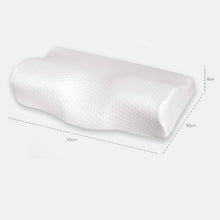 Load image into Gallery viewer, Orthopedic Latex Cervical Pillow Slow Rebound Memory Foam Pillow Healthcare Pain Release 50*30 CM White Color Neck Pillow
