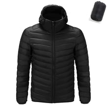 Load image into Gallery viewer, Autumn Winter Men Ultra Lightweight Packable Duck Down Jacket Water Wind-Resistant Breathable Coat Plus Size Men Hoodies Jackets
