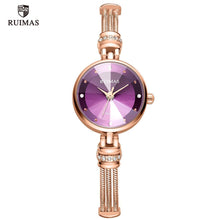 Load image into Gallery viewer, RUIMAS Women Watches Luxury Fashion Watch 2020 Ladies Watch Top Brand Bracelet Quartz Gold Wristwatch Gifts for Woman Relogios
