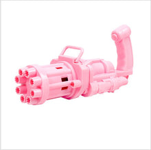 Load image into Gallery viewer, Kids Gift Gatling Bubble Gun Toys Spring&amp;Summer Kids Outdoor Toy Bubble Machine Wedding Holiday Atmosphere Decoration Gift
