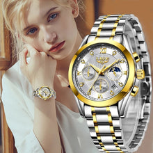 Load image into Gallery viewer, 2020 LIGE Luxury Ladies Women Watch Waterproof Rose Gold Steel Strap Women Wristwatch Top Brand Bracelet Clocks Relogio Feminino
