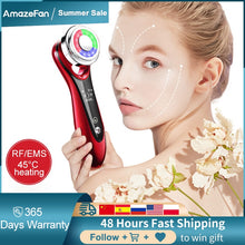 Load image into Gallery viewer, AmazeFan RFEMS Skin Care Beauty Machine Deep Facial Cleansing Massager Hot Compress Rejuvenation Remover Wrinkles Lifting Device
