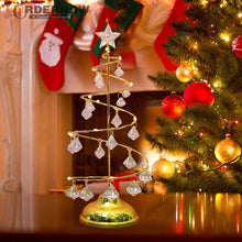 Load image into Gallery viewer, Holiday Decor Lamp LED Kitchen Strip Hand Sweep Waving Sensor Light Crystal Christmas Tree Table Light Bedroom Luminous Toys
