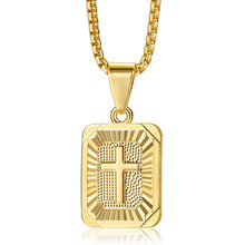 Load image into Gallery viewer, Initial Letter Pendant Name Necklack Yellow Gold Letter J K Necklace For Women Men Best Friend Jewelry Gifts Dropshipping GPM05D

