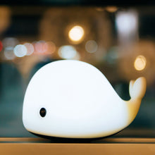 Load image into Gallery viewer, 1pc Baby Room LED Night Lights Whale Cartoon Night Light kids Bedroom Table Sleeping Lamps Children Christmas Lamp Gift
