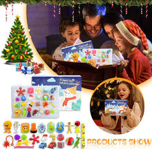 Load image into Gallery viewer, Fidget Toy Box Gift Merry Christmas Countdown Calendar 24 Days Fidget Toys Kit For Children Antistress Set Popete Toys Pack
