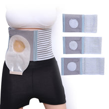 Load image into Gallery viewer, Ostomy Abdominal Belt Size S-XL Elastic Belts Fixed Ostomy Bags Assistance Adjustable Hole Dia 6-8cm Stoma Care Accessories
