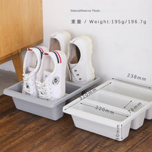 Load image into Gallery viewer, Simple modern Nordic style vertical economy slippers rack space home shoes storage WF
