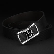 Load image into Gallery viewer, Men Initial B Letter Buckle Belt Famous Designer Waistband High Quality Automatic Buckle Waist Strap Leather Belt for Male Jeans
