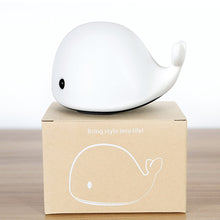 Load image into Gallery viewer, 1pc Baby Room LED Night Lights Whale Cartoon Night Light kids Bedroom Table Sleeping Lamps Children Christmas Lamp Gift
