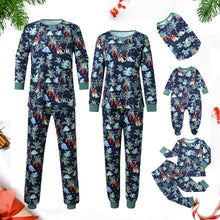 Load image into Gallery viewer, christmas pyjamas Christmas Dinosaur Man Daddy Print Blouse Tops And Pants Family Clothes Pajamas pijamas de navidad familiar
