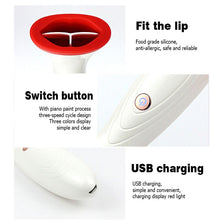 Load image into Gallery viewer, Silicone Electric Lip Plumper Device Care Tool Fuller Lips Enhancer Plump Sexy Labios Aumento Gloss Repulpant Levre Volle Lippen
