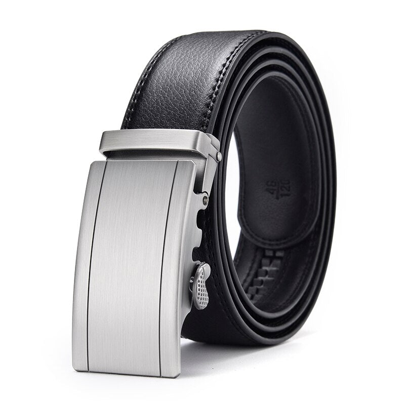 [LFMB]Men Belt Genuine Leather Automatic Men Belt Luxury Strap Belt for Men Designer Belts Men High Quality Fashion Belt