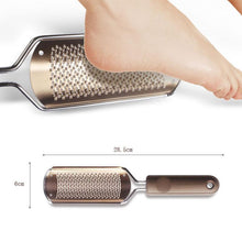 Load image into Gallery viewer, Peeling Foot File Colossal Foot Scrubber Foot File Foot Rasp Callus Remover Stainless Steel Foot Grater Foot Care Pedicure Tools
