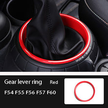 Load image into Gallery viewer, Car Gear lever panel ring cover For BMW MINI ONE COOPER S F54 F55 F56 F57 F60 Countryman Interior decoration Accessories
