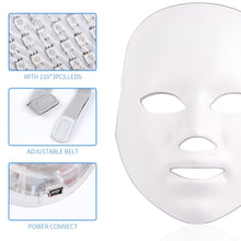 Load image into Gallery viewer, NOBOX-Minimalism Design 7 Colors LED Facial Mask Photon Therapy Anti-Acne Wrinkle Removal Skin Rejuvenation Face Skin Care Tools
