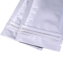 Load image into Gallery viewer, Eco Heat-resisting Metallic Mylar Ziplock Bags Flat Tear Notch Pouches Aluminum Mylar Food Medicine Storage Bags Plastic Bags
