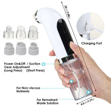 Load image into Gallery viewer, Blackhead Remover Pore Acne Pimple Removal Face T Zone Nose Water Bubble Cleaner Vacuum Suction Facial Diamond Steamer Oil Dirty
