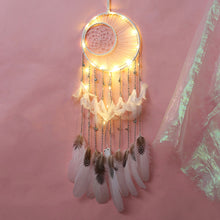 Load image into Gallery viewer, 2021 Innovative Dream Catcher Hand-Woven Pendant Ornaments Handmade Dreamcatcher For Decoration Room Decoration With Lights
