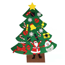 Load image into Gallery viewer, Christmas Decoration Children&#39;s Handmade Diy Three-dimensional Felt Cloth Christmas Tree ornaments for Home 2021 New Year Gifts
