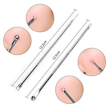 Load image into Gallery viewer, Stainless Steel Acne Removal Needles Pimple Blackhead Remover Tools Spoon Needles Facial Pore Cleaner Face Skin Care Tools 4pcs
