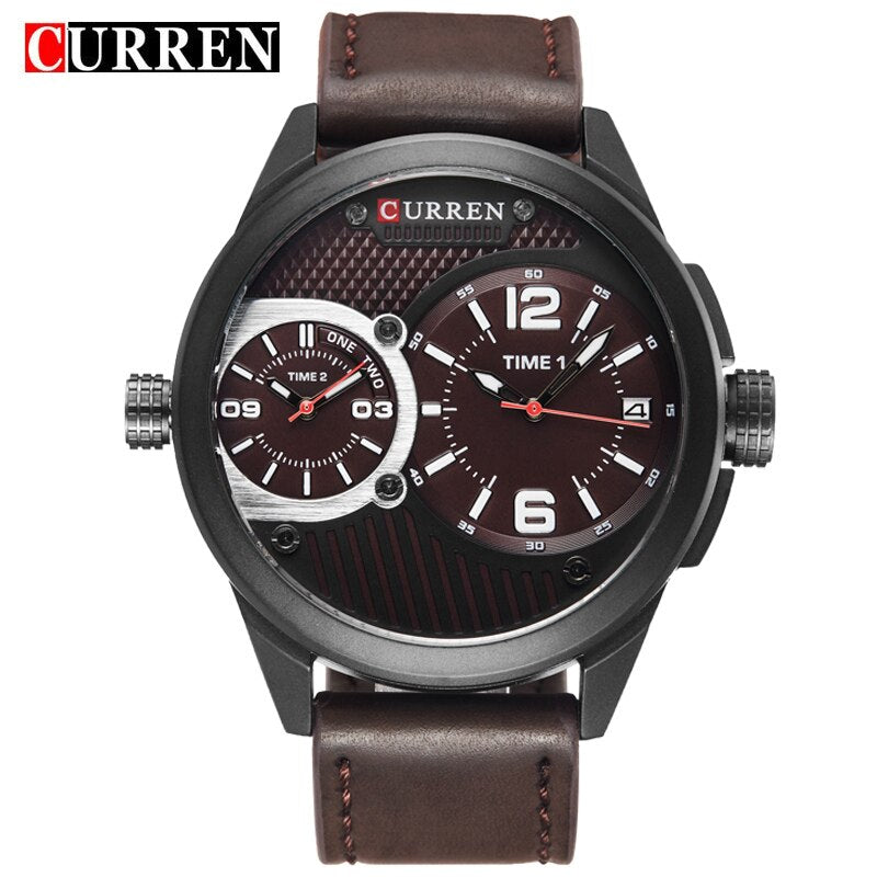 Clearance Sale! Curren 8249 Watches Men Top Brand Luxury Cow Quartz-Watches Sport Men's Watches Waterproof Relogio Heren Hodinky