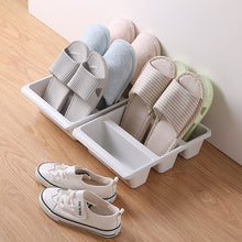 Load image into Gallery viewer, Simple modern Nordic style vertical economy slippers rack space home shoes storage WF
