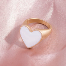 Load image into Gallery viewer, Lost Lady Female Women&#39;s Rings Wedding Alloy Enamel Love Heart Eye Round Rings Gifts Women Girl Party Fashion Jewelry Wholesale
