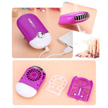 Load image into Gallery viewer, 1PCs Mini Portable USB Eyelash Fan Air Conditioning Blower Glue Grafted Eyelashes Dedicated Dryer Makeup Tools Accessories
