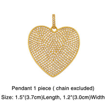 Load image into Gallery viewer, Fashion Portrait Chunk Chain Pendent Necklace for Women Rainbow Eyes Pendent Colorful CZ Pendent Punk Jewelry Accessories
