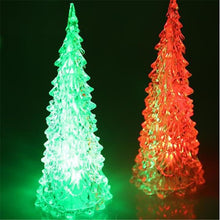Load image into Gallery viewer, Christmas Tree Colorful Led Acrylic Night Light Merry Christmas Tree Holiday Party DIY New Year Decoration Gift Navidad Decor
