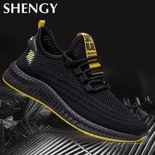Load image into Gallery viewer, Sports Shoes Men Casual Shoes Fabric Lace Up Men&#39;s Sneakers Shoes Autumn Leisure Trend Flat Shoes Low Top Comfortable Hot Sale
