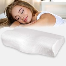 Load image into Gallery viewer, Orthopedic Latex Cervical Pillow Slow Rebound Memory Foam Pillow Healthcare Pain Release 50*30 CM White Color Neck Pillow
