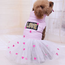 Load image into Gallery viewer, Winter Dog Clothes Christmas Party Princess Dress Pets Outfits Warm Clothes for Small Dogs Warm Thickening Skirt
