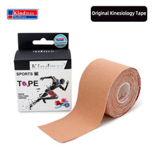 Load image into Gallery viewer, Kindmax Healthcare Cotton Elastic Athletic Kinesiology Tape, Adhesive Medical Bandage for Muscle Knee 5cmx5m Roll
