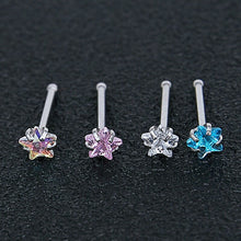 Load image into Gallery viewer, 3 Pcs/ Set Stainless Steel Crystal Nose Ring 3mm AAA Zircon Women Surgical Steel Nose Piercing Set Needle Studs Body Jewelry
