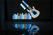 Load image into Gallery viewer, 90*25 40*30 Automobile LED Equalizer Car Interiror Atmosphere Music Rhythm EL Sheet Sticker Glow Flash Panel Flashing Light
