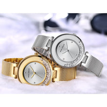 Load image into Gallery viewer, 2020 NEW Fashion Casual Ladies Watch For Women Luxury Casual Top Brand Crystal Watches Silver Ultra Thin Mesh Strap Waterproof
