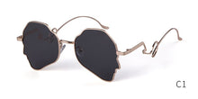 Load image into Gallery viewer, WHO CUTIE Unique Aviation Sunglasses Women Brand Design 2019 Vintage Wire Metal Frame Fashion Lady Sun Glasses Red Shades OM823
