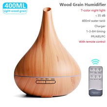 Load image into Gallery viewer, 550ML Ultrasonic Aromatherapy Humidifier Essential Oil Diffuser Air Purifier Home Mist Maker Aroma Diffuser LED Light
