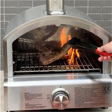 Load image into Gallery viewer, 12 Inch Outdoor Gas Pizza Oven Light Pizza Furnace Portable Small Home Grilled Furnace Stainless Steel Commercial Toast Machine
