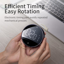 Load image into Gallery viewer, Baseus LED Digital Kitchen Timer For Cooking Shower Study Stopwatch Alarm Clock Magnetic Electronic Cooking Countdown Time Timer
