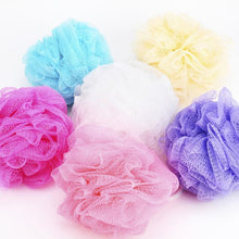Load image into Gallery viewer, New Wash Sponge Loofah Flower Bath Ball Multicolour Bath Ball Bath Tubs Cool Ball For Body Loofah Massage Cleaning Tool
