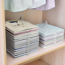Load image into Gallery viewer, Lazy Folding Clothes Organizer 5pcs/10pcs Shirt Organizer T Shirt Folder Board Clothing Dividers Stackable Folding Board Organiz
